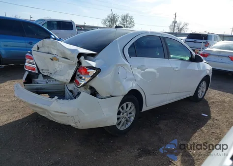 2017 Chevrolet Sonic Lt Auto из США, поврежденный, VIN 1G1JD5SBXH4178144